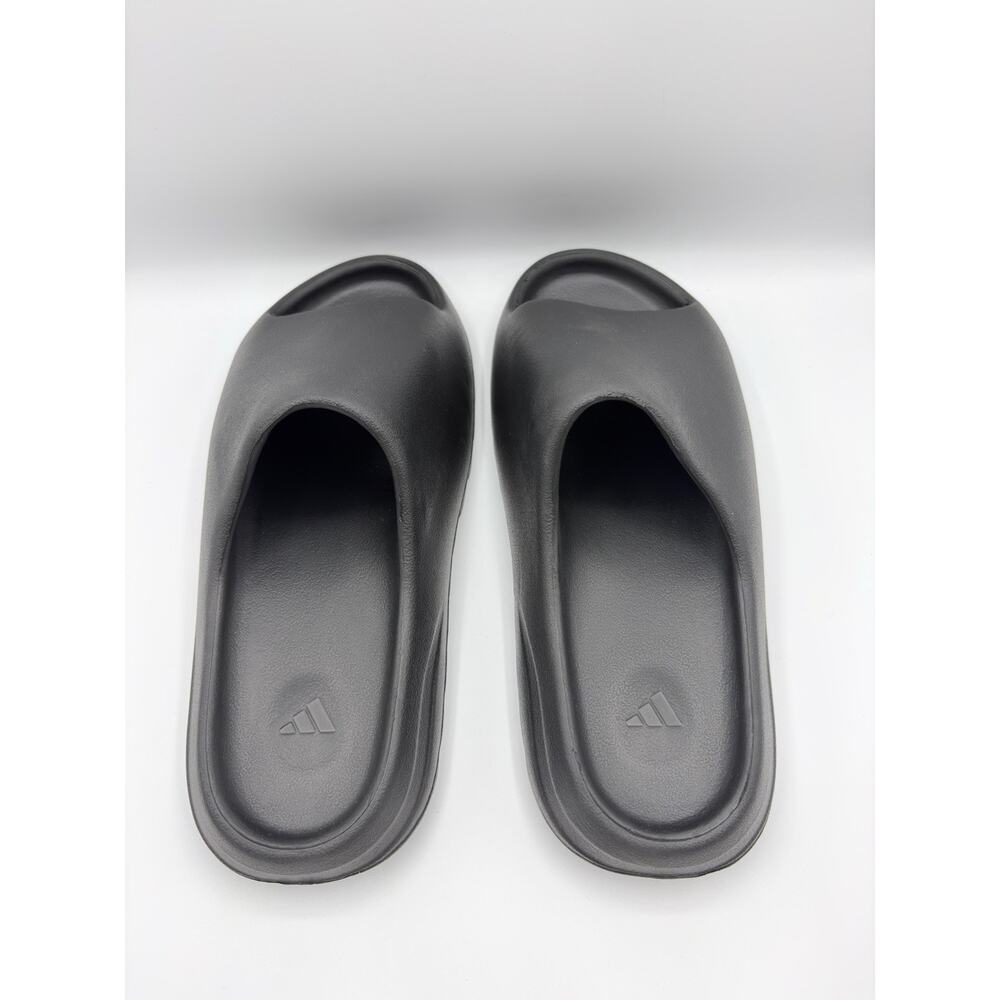 Adidas Yeezy Slides Sandals Shoes Men’s Sz 12 Black New NWOB - Picture 5 of 10